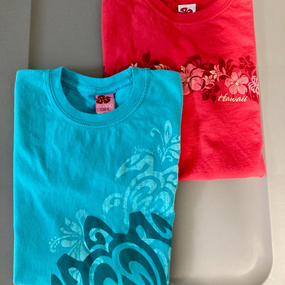 Set of 2 Hawaii Tshirts